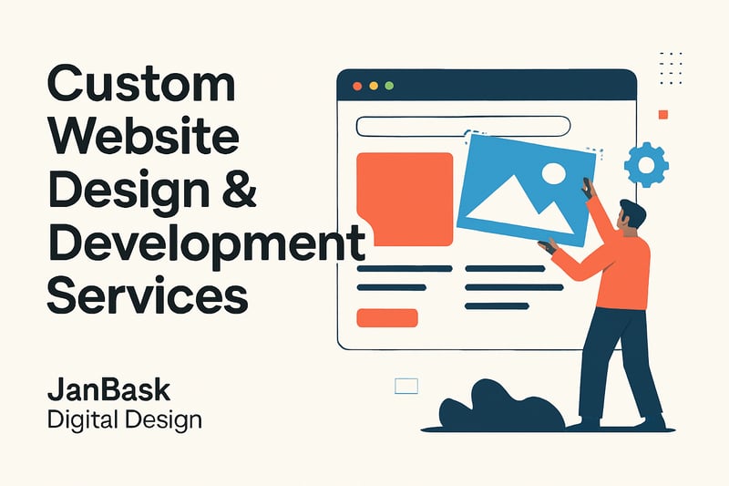 Custom website design and development services by JanBask Digital Design