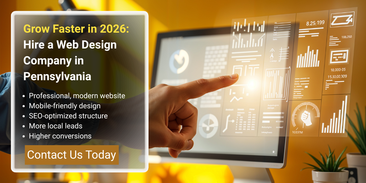 Grow Faster in 2026 Hire a Web Design Company in Pennsylvania